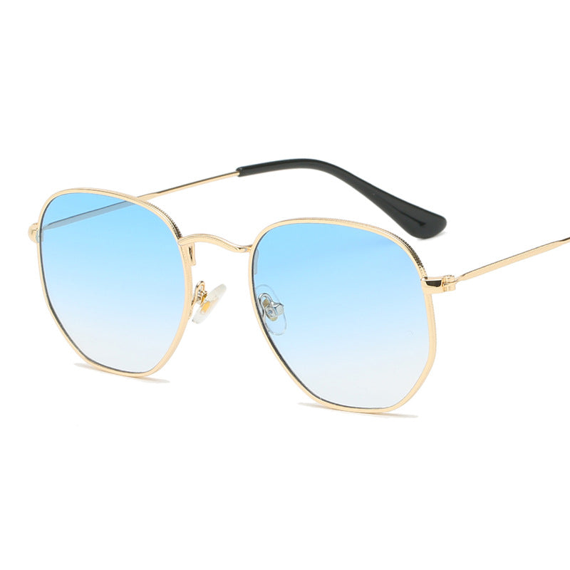 Wholesale Jetset 7006 Unique Irregular Fashionable Metal Sunglasses Artistic Style Eyewear For Men Women